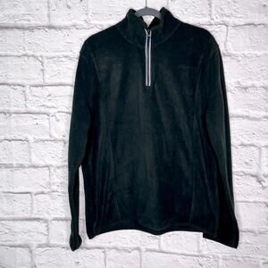 Vintage 1946 men’s black pullover quarter zip sweatshirt new with tag size large